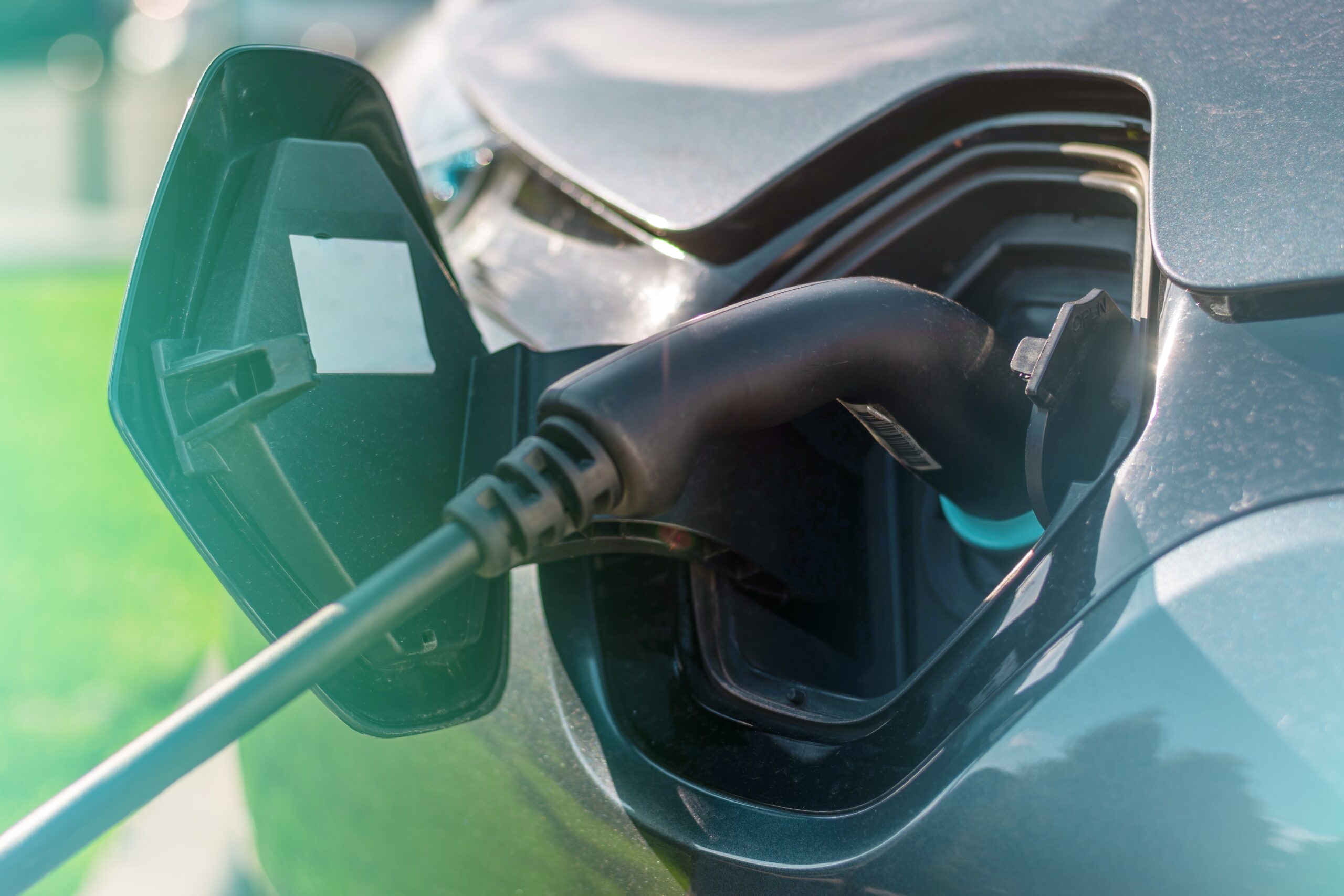 Charging electric car