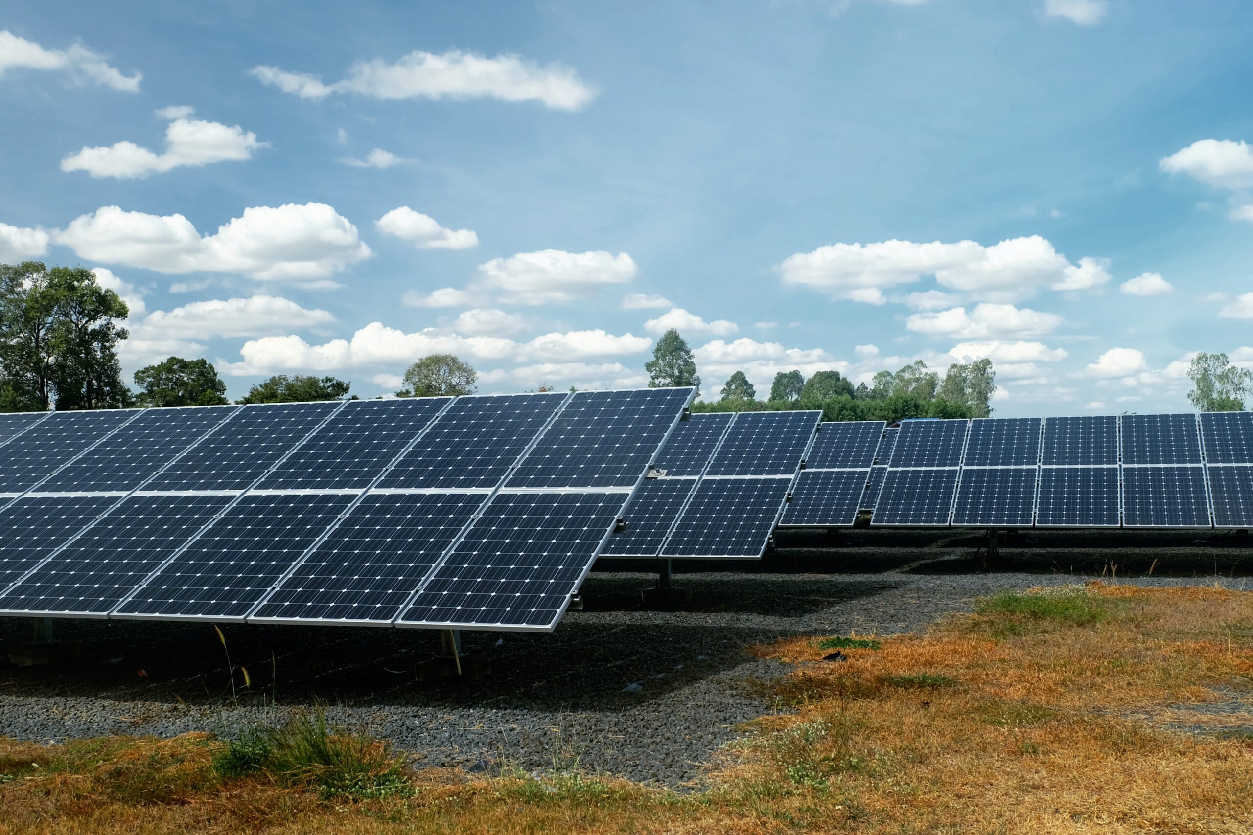solar-panels-ground-against-sky